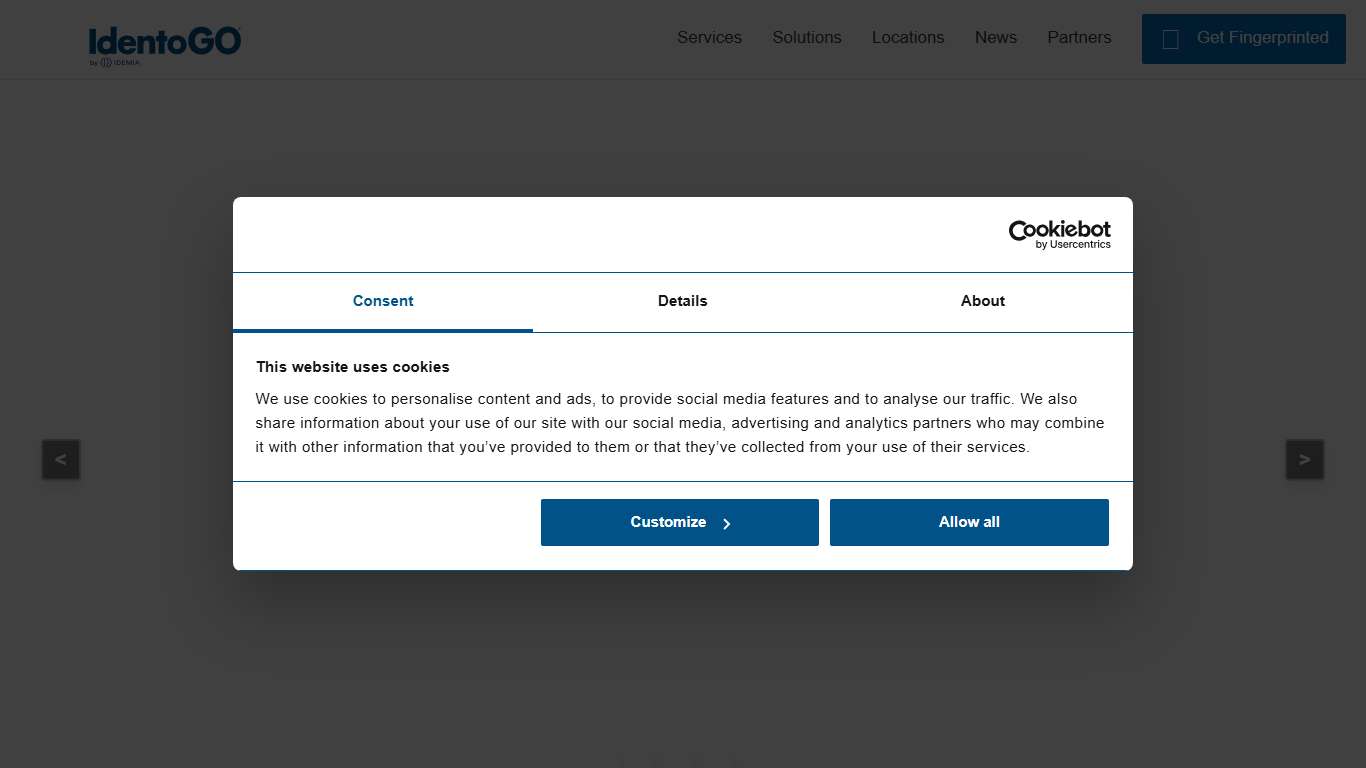 We provide identity-related services to protect American lives. | Identogo